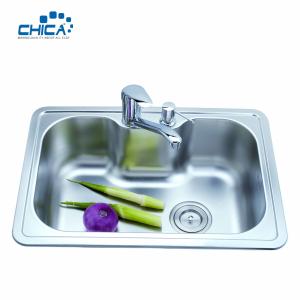 China Single Bowl Kitchen Sink Press Kitchen Sink Stainless Steel Kitchen Sink With Faucet factory