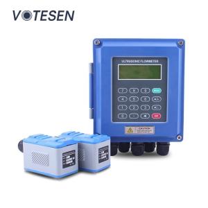 China DN25-DN6000 Water Ultrasonic Pipe Flow Meter Clamp On 4-20mA factory