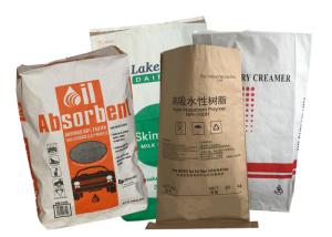 China Custom Printed Liquid Spill Absorbent Paper Packaging Bag 15kg 20kg factory