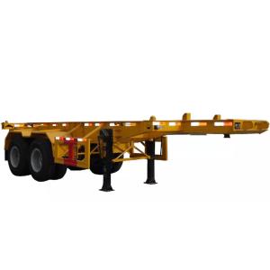 2 Axles Skeletal Container Semi Trailer T700 40ft Container Chassis