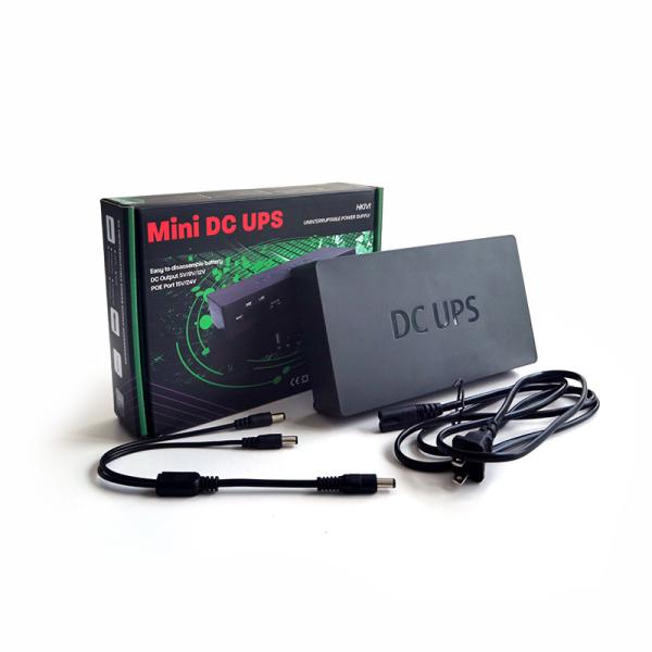 China DC UPS Power Supply 20000mah MINI Ups 12V POE Output For WiFi Router With Lithium Battery factory