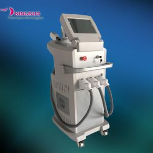 China 3 in1 Intense pulse light Nd yag laser IPL SHR hair removal beauty machine factory