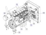 Gasoline Diesel Excavator Engine Parts High Performance Bearing
