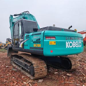 China Original Brand Kobelco SK200 Used Excavators 20 Ton Medium Construction Machinery with Good Condition factory