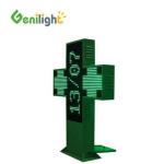 38kg/58kg Net Weight Waterproof Full Color Double Sides LED Pharmacy Cross