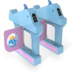 Kindergarten Safety Swing Barrier Turnstile gate 500mm Width Optical Channel