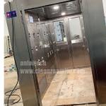 Cago Pass through air shower for material