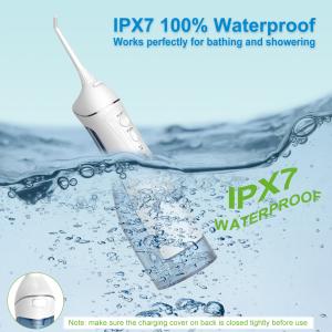 China Professional Cordless Dental Water Flosser Portable Dental Water Jet 300ml factory