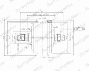 China City Drive 36V250W Rear Wheel Electric Bike Conversion Kit With Battery factory