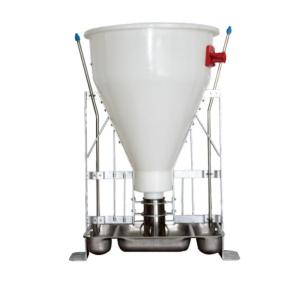 China Automatic Livestock Feeding Equipment Nursery Pigs Plastic Hog Feeders factory
