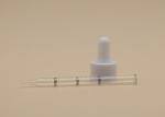 Glossy White Aluminum Graduated Glass Dropper Printed Tube Stable Performance