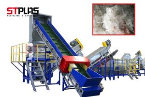 China Automatic Plastic Bags PP PE Film Washing Line Waste CE ISO SGS Certification 500kg/H factory