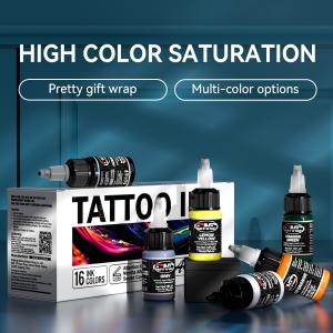 China 1/2 OZ Dark Tattoo Ink Best Tattoo Ink For Permanent Makeup factory