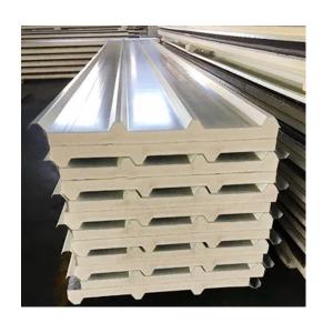 China High Density Insulation Polyurethane Foam Sandwich Panel For Roofing And PPGI Exterior factory