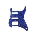 Blue Pearl Guitar Pickguard Tremolo Spring Cover White Plate Scratch Plate