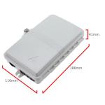 ABS PC 4 Port Fiber Termination Box PON OTB Indoor / Outdoor Use
