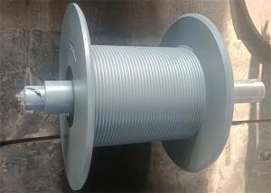 China Q355D Cable Winch Drum, Customizable Lebus Groove Wire Rope Reel factory