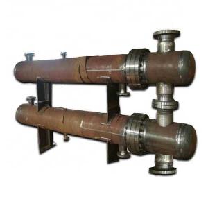 China 7.5kw Double Tube Sheet Heat Exchanger 0.8-2.0mm Steam Condenser factory