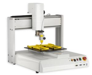 China CW 300MM Benchtop Dispensing Robot With a Dispensing Area of 11.81&quot; x 11.81&quot; factory