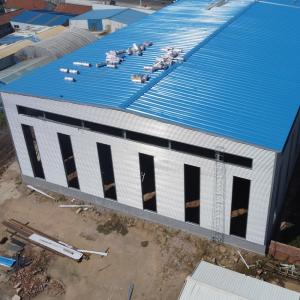 Single Span Prefabricated Light Steel Structure Warehouse