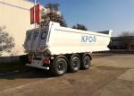 Steel Q345 Heavy Duty 80 Tons Truck Dump Trailer
