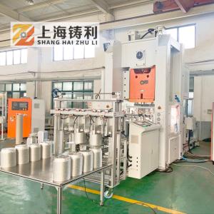 China Pneumatic Aluminium Foil Making Machine Automatic Aluminum Silver Foil container Making Machine factory