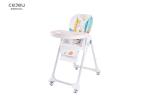 6 Months EN14988 Baby Feeding High Chair 8.2KG PVC Seat Cover