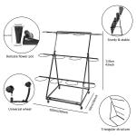 Factory Customized Color Size Florist Shelf Flower Bucket Display Stand Flower