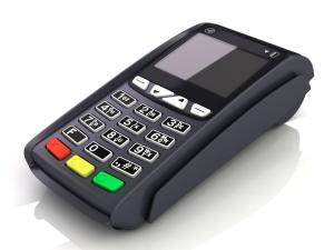 China White Color POS Mobile Terminal Smart Credit Card Scanner For Taxi Payment Use factory