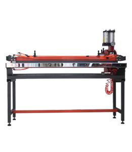 China 2100mm Wide Semi Automatic Pneumatic Finger Punching Machine For PU PVC Conveyor Belt factory