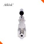SS316 Stainless Steel Ball Valve Ferrule OD Connected For Gas / Liquid