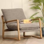 Living Room Furniture Best Wooden Chair with Upholstered Seat and Solid Wood