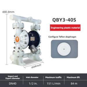Steel Fluoroplastic Lined Pneumatic Diaphragm Pump for Chemical industry