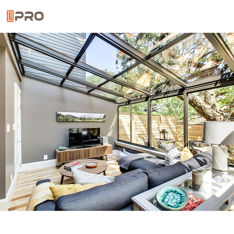 Free Standing Aluminium Glass Sunroom 12 X 20 For Solarium