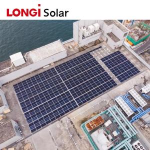 China 166mm Hi Mo Facial Panel Longi Solar 450w LR4-72HPH-450M Solar Power Mini factory