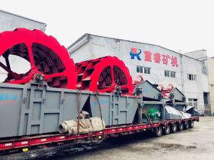 China Mobile Drum Ore Stone Gravel Sand Washing Equipment Plant factory