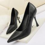 8668-1 Fashion Pointed Shallow Mouth High Heels Professional OL Sexy Women'S