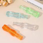 Colorful unique design small waist plastic lip glaze tube