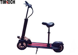 China TM-TX-B9 10 Inch Portable Electric Scooter 350W Motor Aluminum Alloy Material With Seat Cushion factory