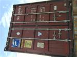 45HQ Second Hand Goods High Cube Shipping Container RED Color
