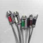 2106391-001 ECG Leadwire Grouped Set 5 Lead Grabber AHA 74cm 29 In 412681-001