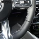 Full Leather 350mm Mercedes Benz AMG Steering Wheel Customizable