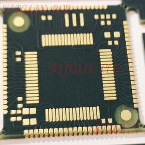 China Immersion Gold Plated Electronic Circuit Card 2 Layer PCB Half Hole 1.0 MM Thickness factory