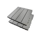 30x30mm Wood Plastic Composite Floor Panel Gray Stitched Building Outdoor Board