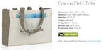 Zipper Canvas Boat Bags Canvas Field Tote Heavy Shopping Tote Gusset Tote Bags