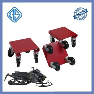 China Ski Wheels Snowmobile Caster Dolly Alloy Steel Plain Color Sled Dolly Set factory