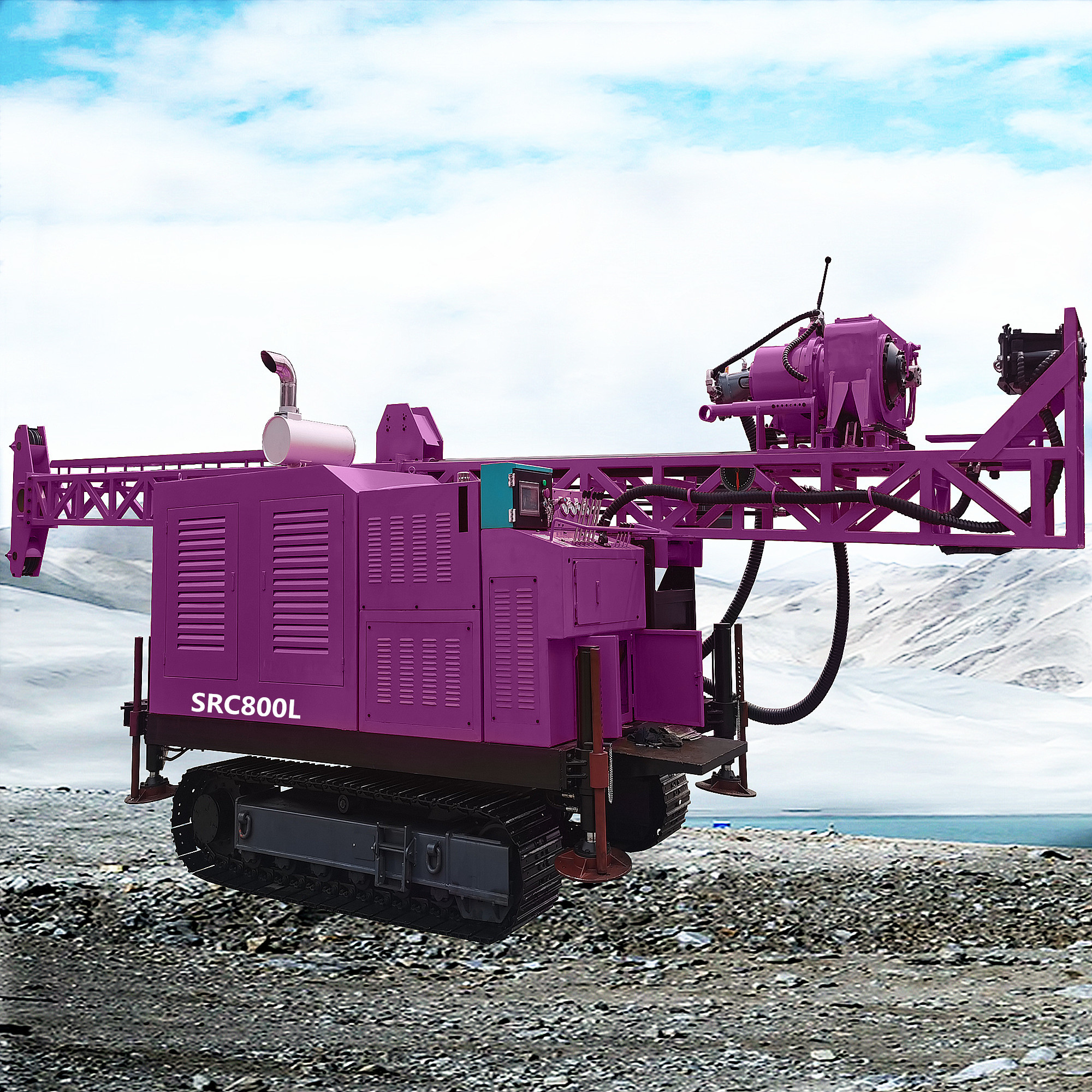 Exploration Core Drilling Rig Hydraulic Rotary Borehole Geological Drilling Rig Machine