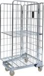 Warehouse Steel Wire Logistics Trolley Container Storage Cages