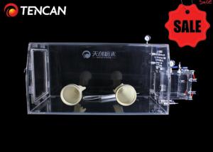 China GBT-10A PMMA Material Laboratory Glove Boxes For Chemistry Acrylic Clear Gas Management Systems Inert 10mm factory