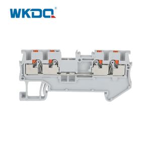 China Din Rail Push In Connection Screw Terminal Wire Connectors CE / RoHS Certification factory